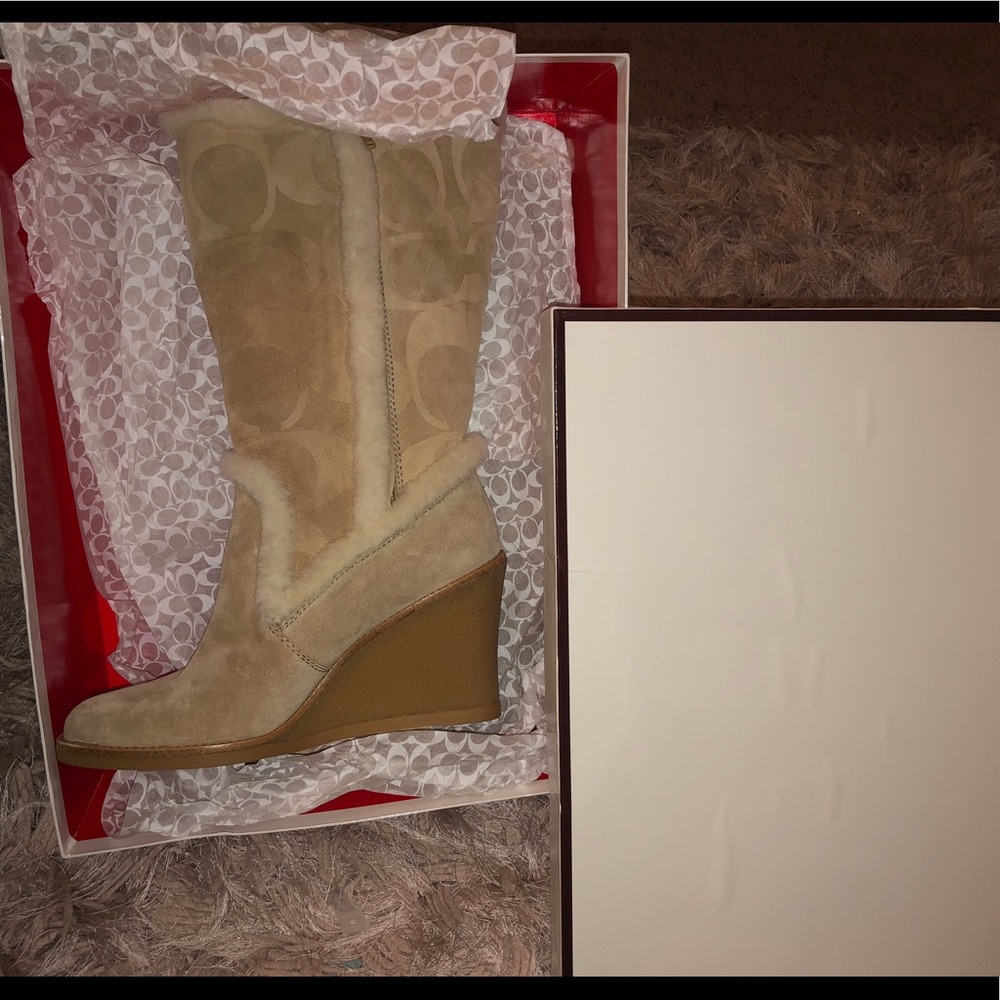 Authentic Coach suede Boots